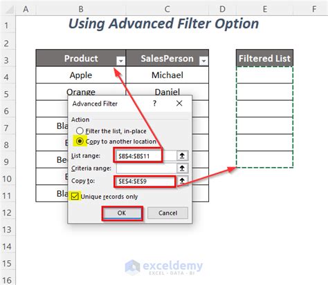 how to edit a drop down filter in excel