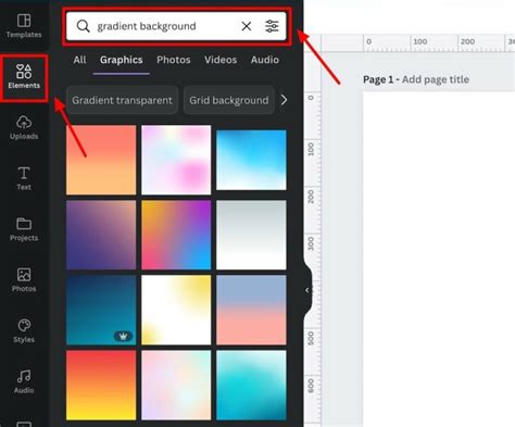 how to edit a gradient background in canva
