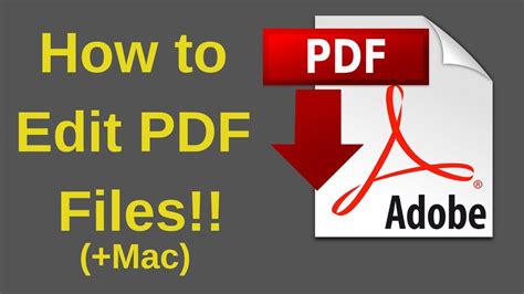 how to edit a pdf file on apple computer