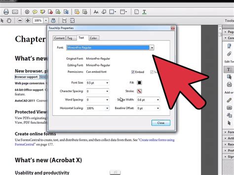 how to edit a pdf in adobe acrobat pro 9