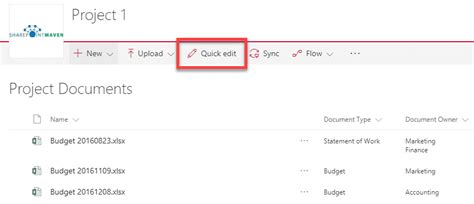 how to edit a sharepoint doc