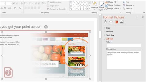 how to edit alt text in powerpoint