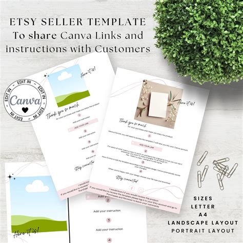 how to edit an etsy template