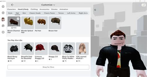how to edit avatar on roblox website