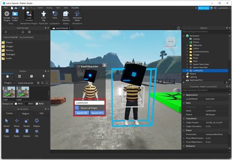 how to edit character in roblox studio