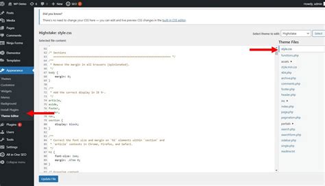 how to edit css in wordpress