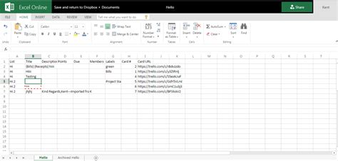 how to edit excel in dropbox