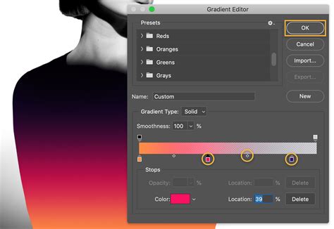 how to edit gradient in photoshop 2025