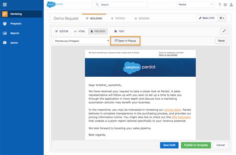 how to edit html email template salesforce