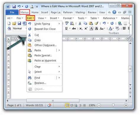 how to edit in ms word
