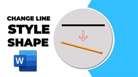 how to edit line shape in word