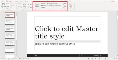 how to edit master file in powerpoint