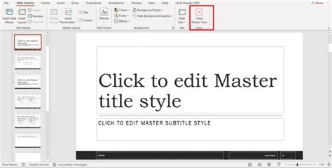 how to edit master slide deck in powerpoint