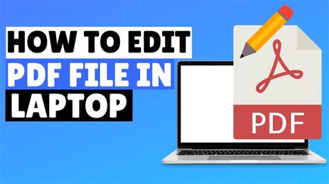 how to edit pdf file in computer