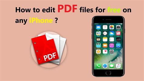 how to edit pdf file in iphone 13