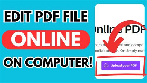 how to edit pdf file online computer