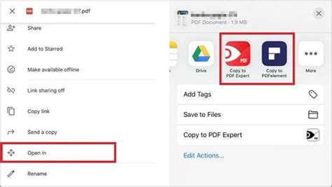 how to edit pdf in google drive on iphone