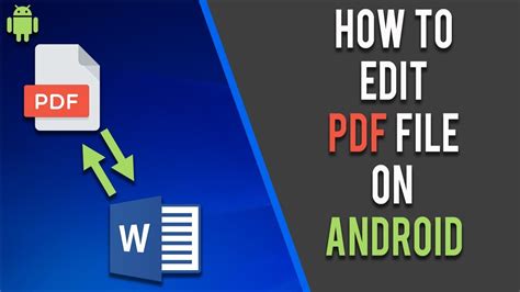 how to edit pdf on android free