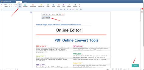 how to edit pdf text online