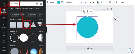 how to edit photo in circle shape in canva