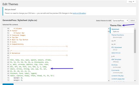 how to edit php code in wordpress