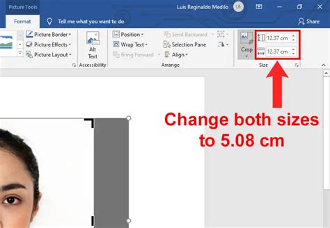 how to edit picture size in microsoft word