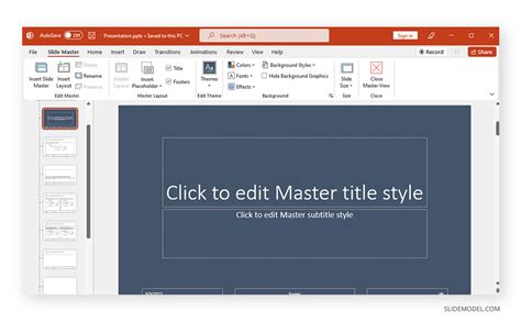 how to edit slide background graphics in powerpoint