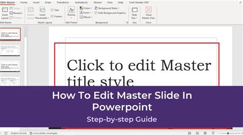 how to edit slide master in powerpoint