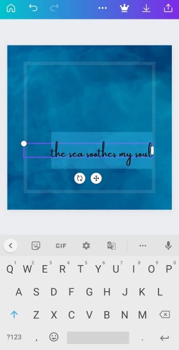 how to edit text in canva app