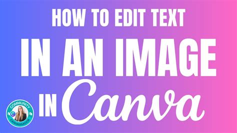 how to edit text in jpeg image in canva