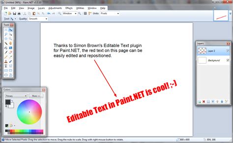 how to edit text in jpeg image in paint