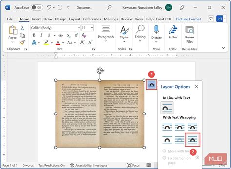 how to edit text in jpeg image in word