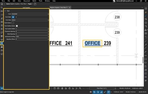 how to edit text size in fillable pdf bluebeam