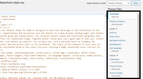 how to edit wordpress theme source code