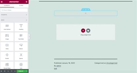 how to edit wordpress website using elementor
