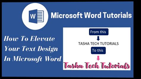 how to elevate text in word