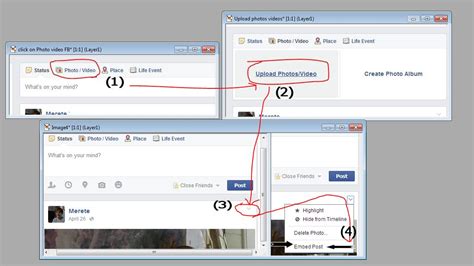 how to embed a hyperlink in a facebook post