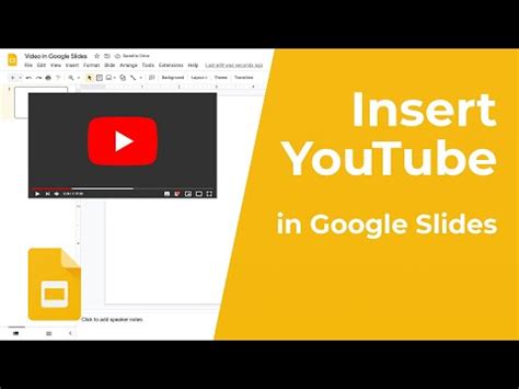how to embed a video into google slides from youtube