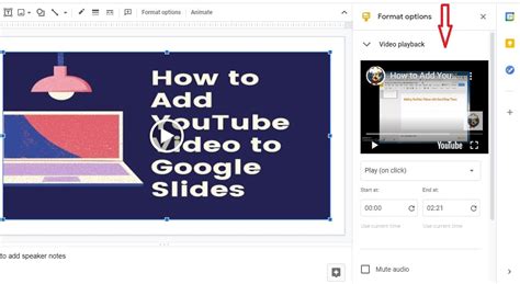 how to embed a youtube video on google slides