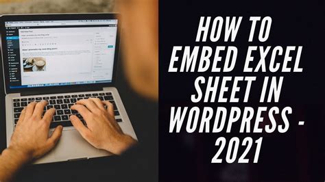 how to embed excel sheet in wordpress