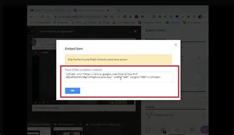 how to embed google drive image in html