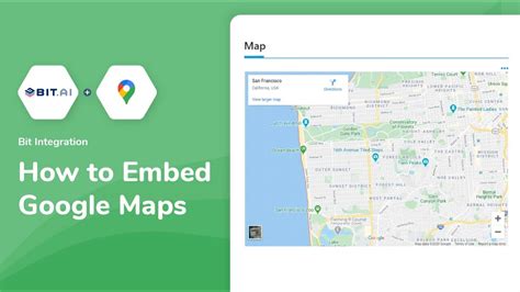 how to embed google map in word document