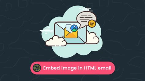 how to embed image in html email