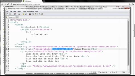how to embedded css in html