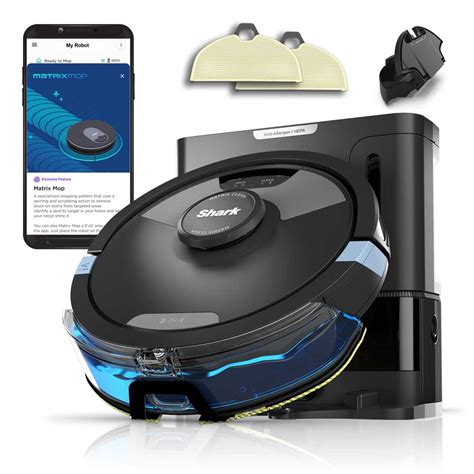 how to empty shark robot vacuum 2 in 1 matrix