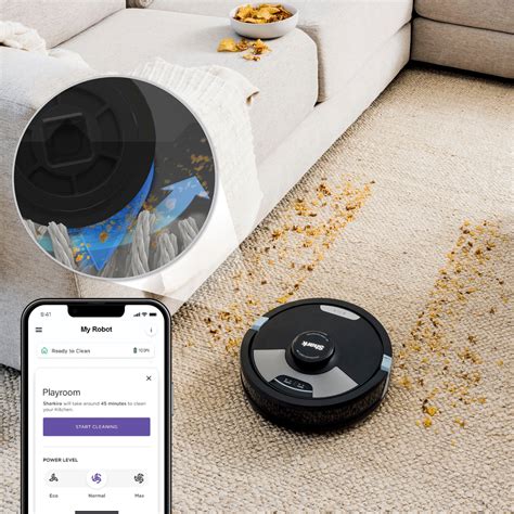 how to empty shark robot vacuum 2-in-1