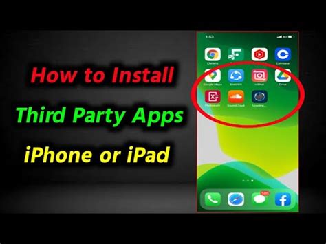 how to enable 3rd party apps on iphone