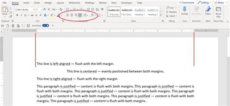 how to enable alignment lines in word