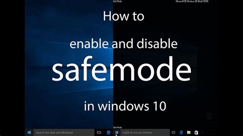 how to enable and disable safe mode