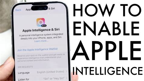 how to enable apple ai in iphone 15